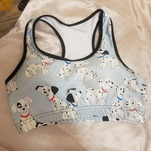 Dalmation Print Sports Bra